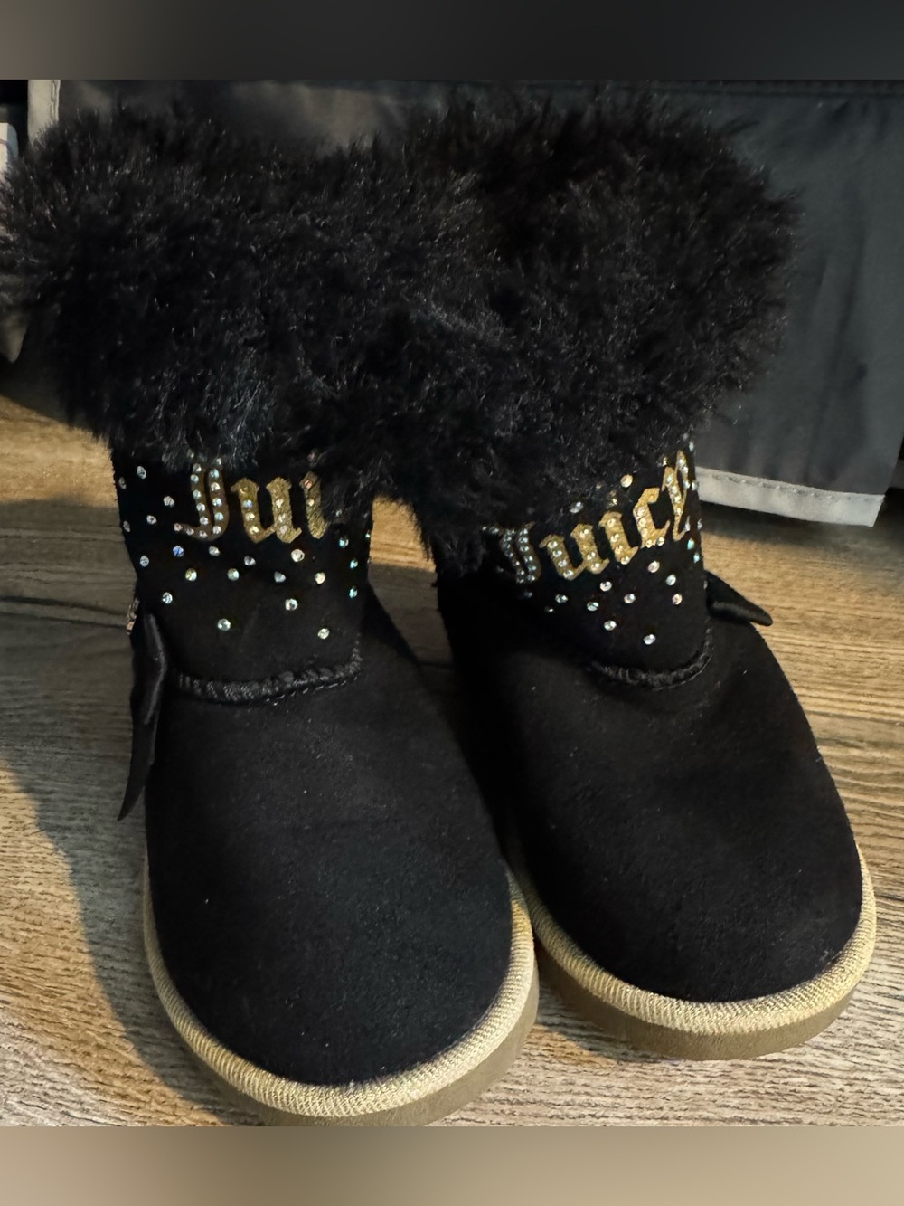 Juicy Couture "Lil Coronado" Faux Fur Boots Sz 6